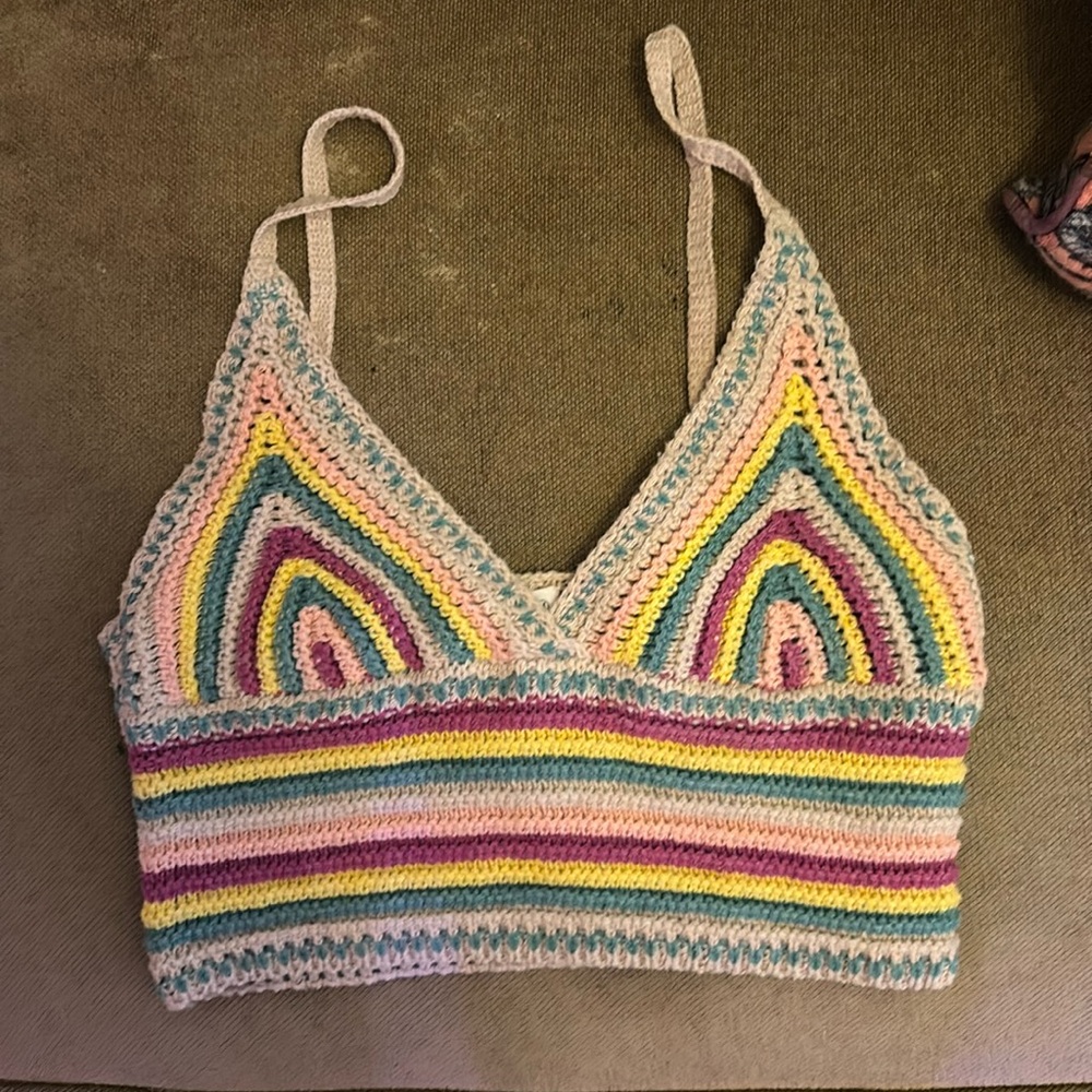 COPY - cute crochet top.